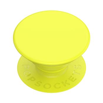 POPSOCKETS Neon Jolt Yellow Avtagbart Grip med Ställfunktion (802459)