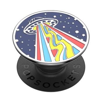 POPSOCKETS Enamel Outta This World Navy Avtagbart Grip med S (802378)
