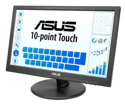ASUS VT169HE Touch Monitor 15.6inch IPS WLED FHD 16:9 60Hz 220cd/m2 5ms D-Sub HDMI (90LM09V1-B01170)