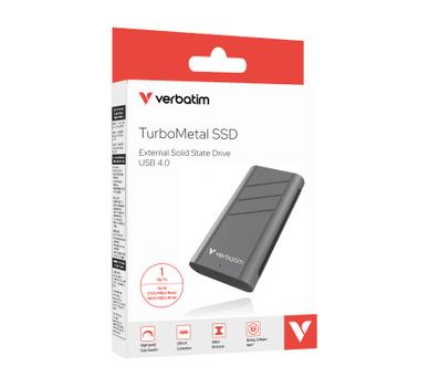 VERBATIM TurboMetal SSD USB 4.0 1TB (32021)