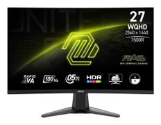 MSI 27" gamingskjerm MAG 27CQ6F 2560x1440 VA, 180Hz, 0.5ms, 5000:1, 2xHDMI/DP