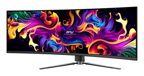 MSI 49" curved gamingskärm 491CQP 5120x1440 QD-OLED, 144hz, 0.03ms, 1.5m:1, HDR400, 2xHDMI/ DP/ USB-C(90w) (MPG 491CQP QD-OLED)