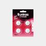 UNIROSS Batteri - Pakke med 4 stk Lithium Button, CR2016 3V