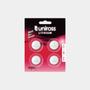 UNIROSS Lithium Button CR2032 3V, Pakke med 4 stk