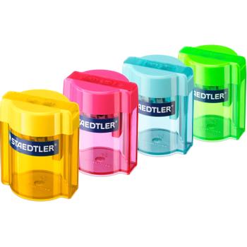 STAEDTLER 513006 blyantspidser dobbelt ass. farve (513 006*10)