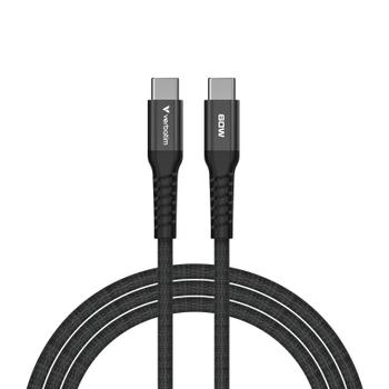 VERBATIM Sync & Charge USB-C to USB-C 60W Magnetic 120 cm - Black (31859)