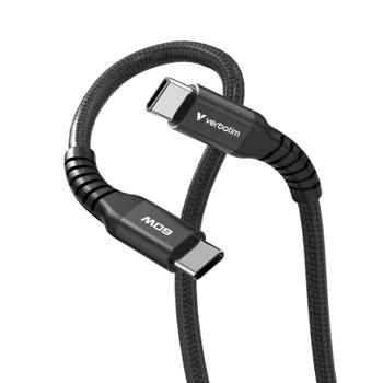 VERBATIM Sync & Charge USB-C to USB-C 60W Magnetic 120 cm - Black (31859)