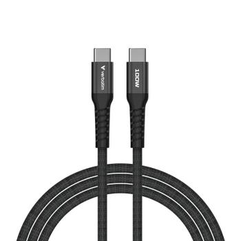 VERBATIM Sync & Charge Cable USB-C to USB-C 100W Magnetic 120cm Black (31863)