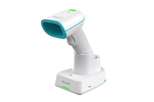 HONEYWELL 1962HC Battery Free Contactless USB Kit: White Anti-microbial housing, HD Focus, USB Type A 2.7M straight cable (3012-6337-001),  Horizontal Desktop/ Wall mount Charge and Communication base (CCB-ULT-HO (1962HHD-5USB-9BFWC)