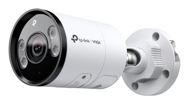 TP-LINK 4MP Full-Color Bullet Network Camera SPEC: 4MP,  4mm Fixed Lens,  1/2.7â Progressive Scan CMOS,  H.265+/ H.265/ H.264+/ H.264,   IR/White LED,  25fps/ 30fps (2688x1520),   IP67, Web,  PoE/DC 12V, 120dB WD (InSight S345(4mm))