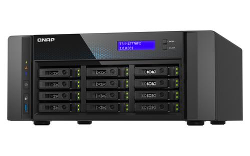 QNAP 12-BAY 2.5IN SATA NAS R7-9000 8C 32GB UDIMM DDR5 INT (TS-H1277AFX-R7-32G)