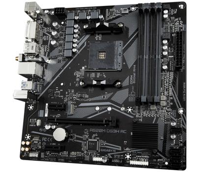 GIGABYTE Motherboard - Amd Ryzen 5000  (A520M DS3H AC)