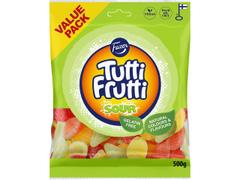 FAZER Godteri FAZER Tutti Frutti Sour 500g
