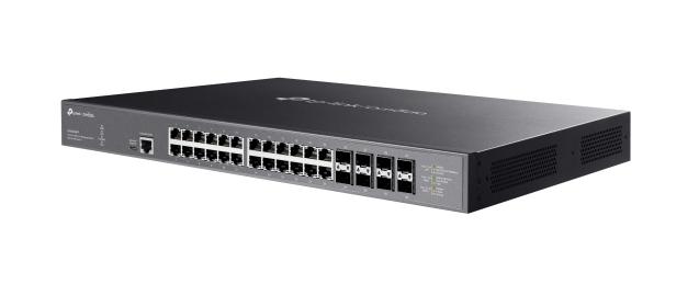 TP-LINK SX3832MPP New Omada 32-Port 10GE L2+ Managed Switch with 24-Port PoE++ 24x 1/ 2.5/ 5/ 10 Gbps RJ45 PoE++ ports 8x 1/10 Gbps SFP+ slots 770 W total PoE budget,  up to 90 W PoE out per port Centralized clo (SX3832MPP)