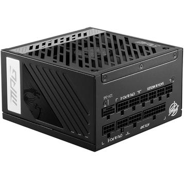 MSI MPG A850G PCIE5 850W Gold - PCIe 5.0 - ATX 3.0 - 10 års garanti (MPG A850G PCIE5)