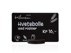 BUYSEC Plastkort BUYSEC 0,76mm 100/pk sort