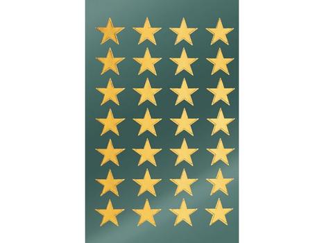 Z-Design Etikett AVERY dekor gullstjerner (2) (52800)