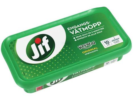 Jif Engangsvåtmopp JIF Krystal Original (10) (510003111)