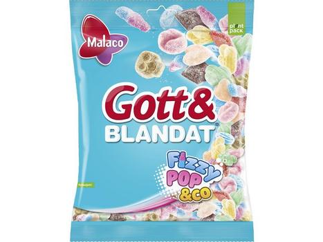 Malaco Godt og blandet MALACO Fizzy pop 550g (1017450)