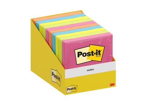 POST-IT Notatblokk POST-IT 76x76 ass (7100317840*10)