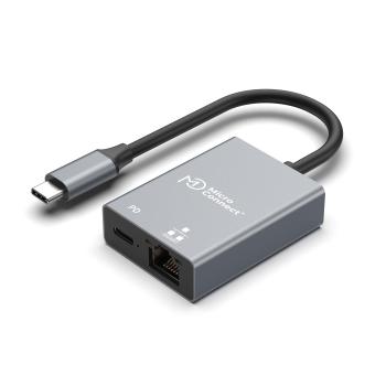 MICROCONNECT USB-C to RJ45 network & USB-C (USB3.1CETHPDBA)
