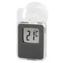 HAMA Window Thermometer for Indoors and Outdoors Digital 7.5 x 4.6 cm grey