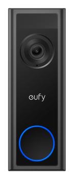 EUFY Video Doorbell C31 videoringeklokke (sort) 2K, Lokal lagring, Nattsyn, Stemmestyring,  IP65 (T8223312)