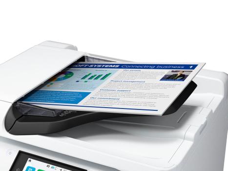 EPSON WorkForce Pro EM-C8100RDWF Inkjet Multifunction Printer 25ppm Color (C11CL31401)