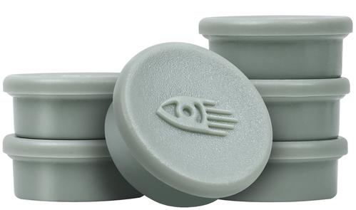LEGAMASTER magnet 20 mm Soft Green 10pcs (7-181137)