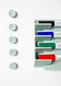 LEGAMASTER magnet 20 mm Soft Green 10pcs (7-181137)