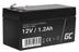 Green Cell 12V 1.2Ah VRLA Battery for Alarms, Cash Registers & Toys