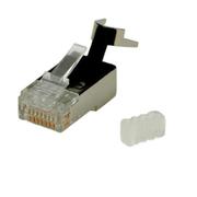 ROLINE Modularstik, for rund stiv STP-kabel - 250 Mbit  - 10 stk.