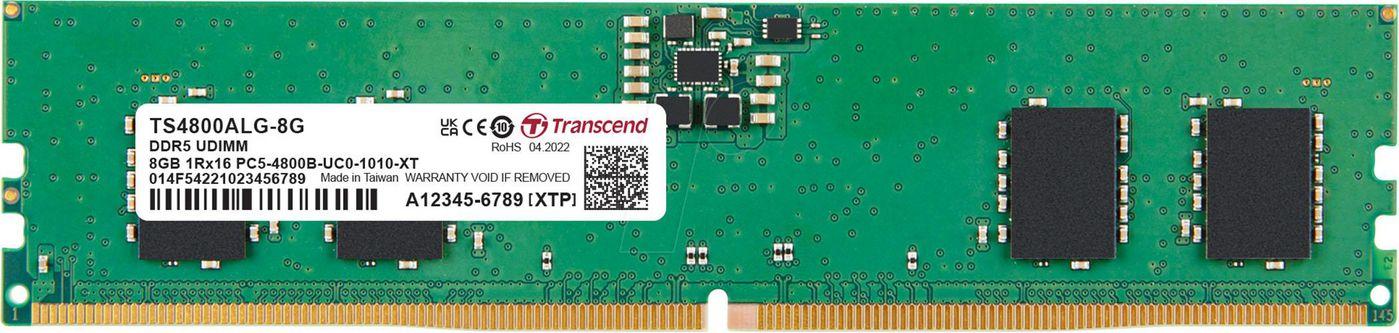 TRANSCEND 8Gb Ddr5 4800 U-Dimm 1Rx16  (TS4800ALG-8G)