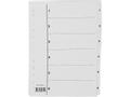 OEM Register A4 PP 1-6 m/indeksark hvit