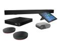 LENOVO Full Room Kit - video conferencing kit - with 3 Years Lenovo Premier Support + First Year Maintenance - Certified for Zoom Rooms - raven black with red bottom (11S50008UK)