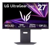 LG UltraGear 27" OLED 480Hz QHD-spillskjerm, 0.03 ms, DisplayPort 2.1, HDMI 2.1, DisplayHDR True Black 400