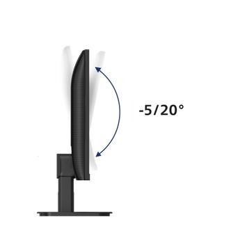 Philips 24" IPS, 100hz, 1ms Full-HD-oppløsning (1920x1080),  stereohøyttalere,  HDMI/VGA (24E1N1100A/00)