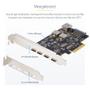 STARTECH 5-PORT USB PCIE CARD 10GBPS   CTLR (PS4C3IA3-USB-C-CARD)