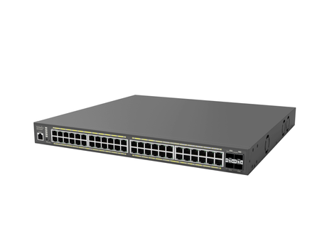 ENGENIUS Cloud Managed Switch 48-port GbE PoE+ 740W, 4x SFP+, L2+, ECS1552FP (1402A0109328)