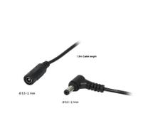 ALLNET Replacement power supply unit zbh. DC jack -> DC plug adapter cable extension 5.5mm x 2.1mm -> 5.5mm x 2.1mm 1.5m