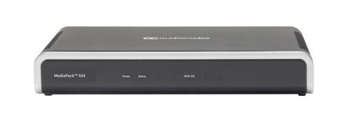 AUDIOCODES MediaPack 5xx analog VoIP gateway with 2 FXS Voice Interfaces with software upgradable option to 4 FXS (MP502/2S/SIP)