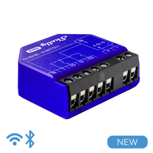 Shelly - Relais "Dimmer" Unterputz 0-10V oder 1-10V PM Gen3