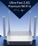 CUDY WR3000H 2.5Gbit Mesh Router AX3000, Mesh WiFi router/AP/OpenVPN/WireGuard, MU-MIMO, WPA3, WiFi 6