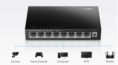 CUDY FS108 8-Port 10/100 Desktop Switch
