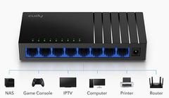 CUDY 8-Port Gigabit Desktop Switch