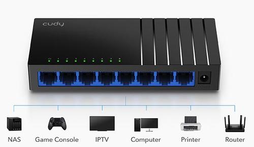CUDY 8-Port Gigabit Desktop Switch (GS108D)