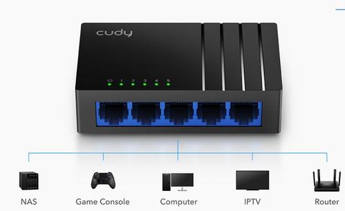 CUDY 5-Port Gigabit Desktop Switch (GS105D)