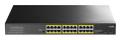 CUDY GS1028PS2 24-Port Gigabit PoE+ Switch 2 SFP Ports 300W