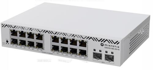 MIKROTIK CSS318-16G-2S+IN 16xGbE 2xSFP+ Switch (CSS318-16G-2S+IN)