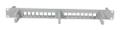 SYNERGY Keystone,Modulträger, 19Patchpanel für 16xTP-Modul,  1HE(t 92mm), Lichtgrau, mit Kabelbügel, Synergy 21,